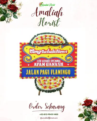Bunga Papan Congratulation di Pringombo